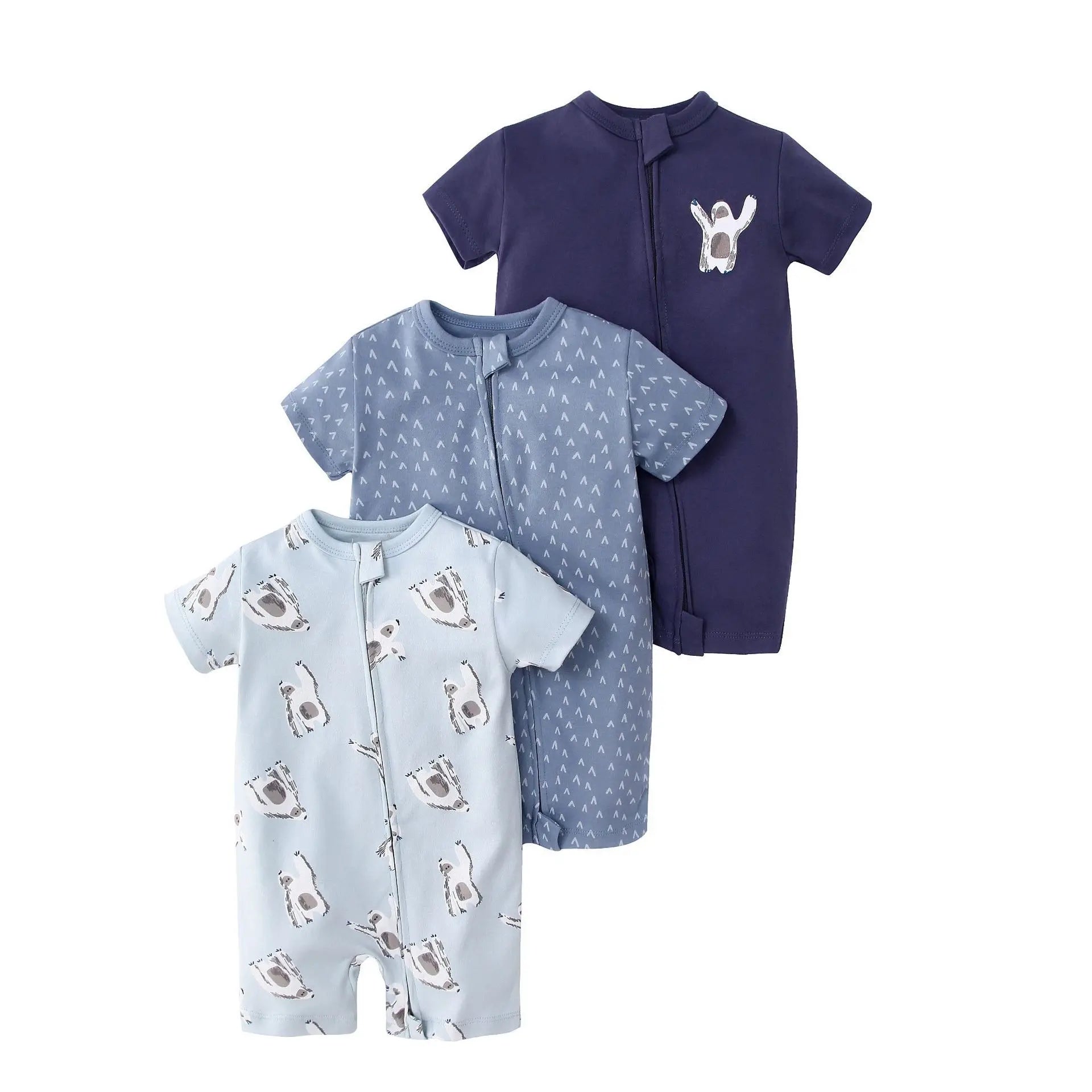 Everyday Cotton Romper Set (3-Pack)