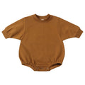 Cotton Baby Romper Bodysuit in French Terry Fabric