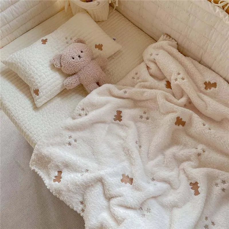 Little Friends Blanket in Heart design