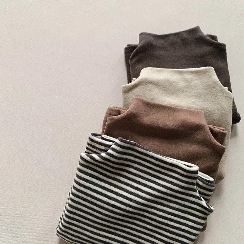 Striped Half Neck Baby Top, product view 5