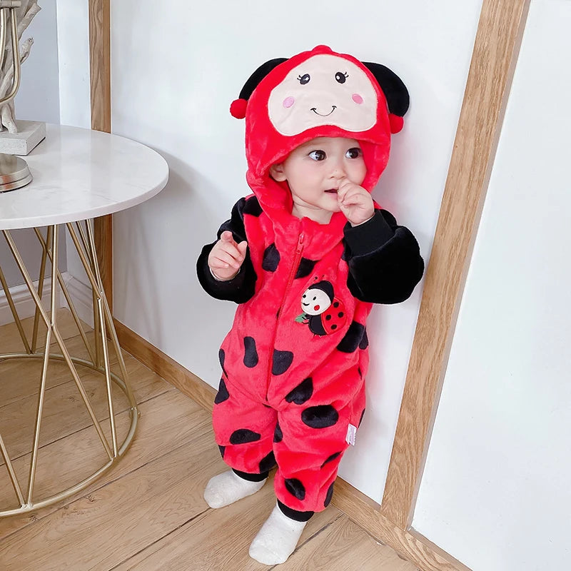 Maison Rosalie Plush Hooded Romper Costume