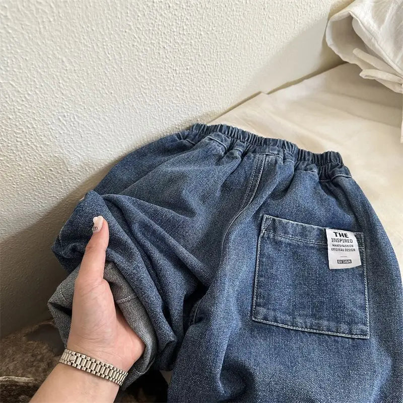 Casual Blue Denim Pants for Kids