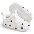 Black Star Lace-Up Little Steps baby sneakers