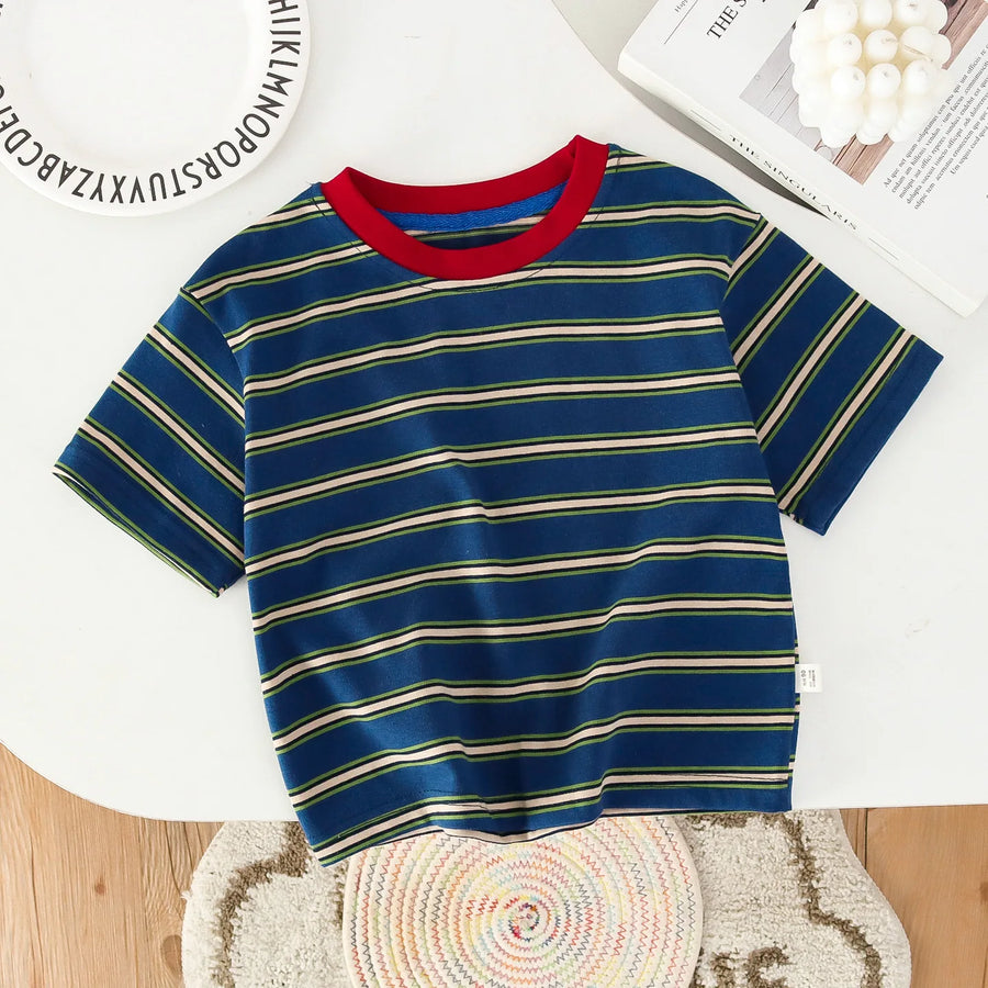 Lucien Summer Stripe Tee, detail 7