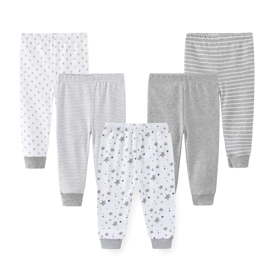 Solid Color Cotton Baby Pants