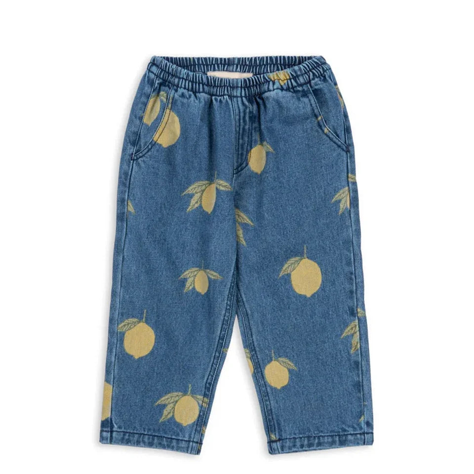 Petit Denim Citron Pull-On Pants – product view