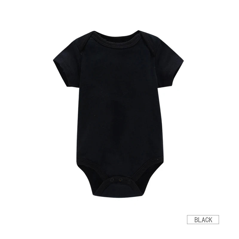 Short Sleeve Baby Bodysuit Set in Soft Cotton