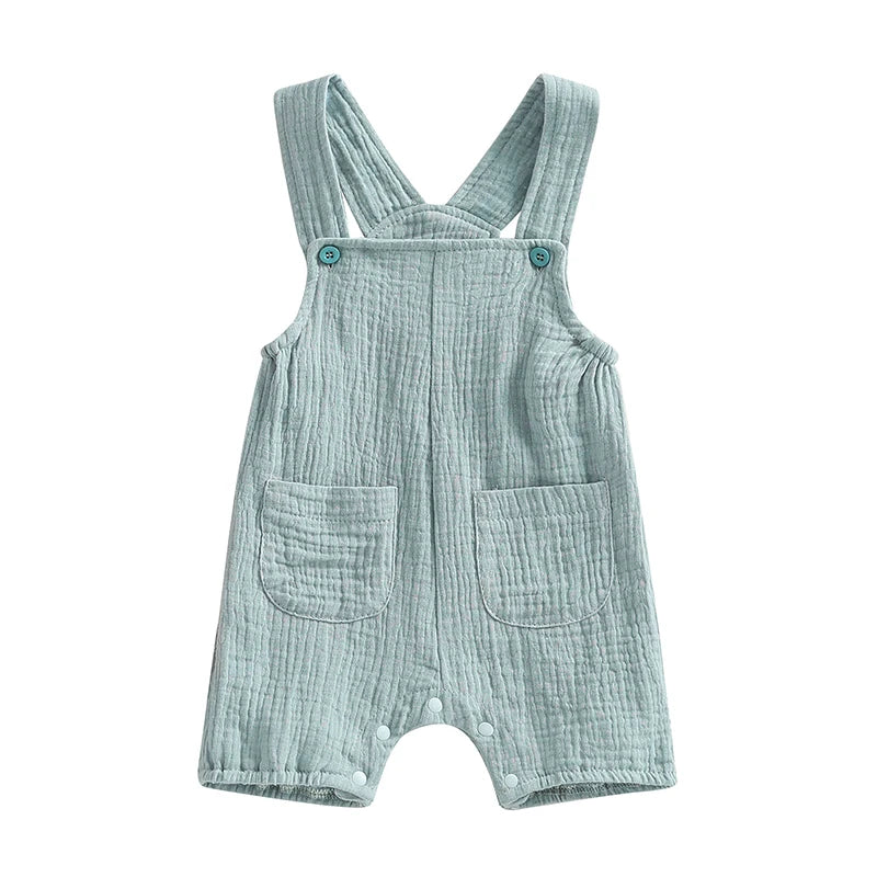 Brise Muslin Pocket Romper – detail 8