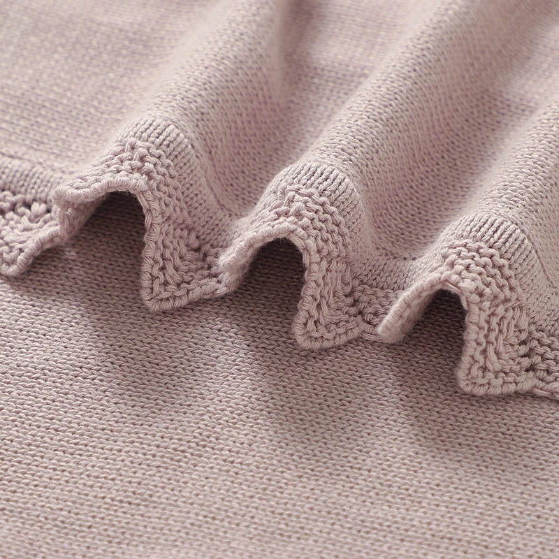 Knitted Bear Cartoon Baby Blanket, product view 3