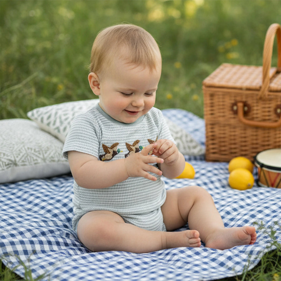 Petit Canard Embroidered Bodysuit – detail 3