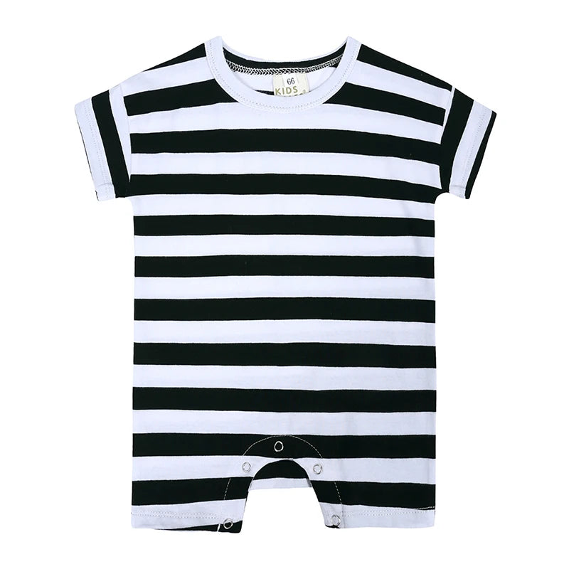 Solid Cotton Baby Romper