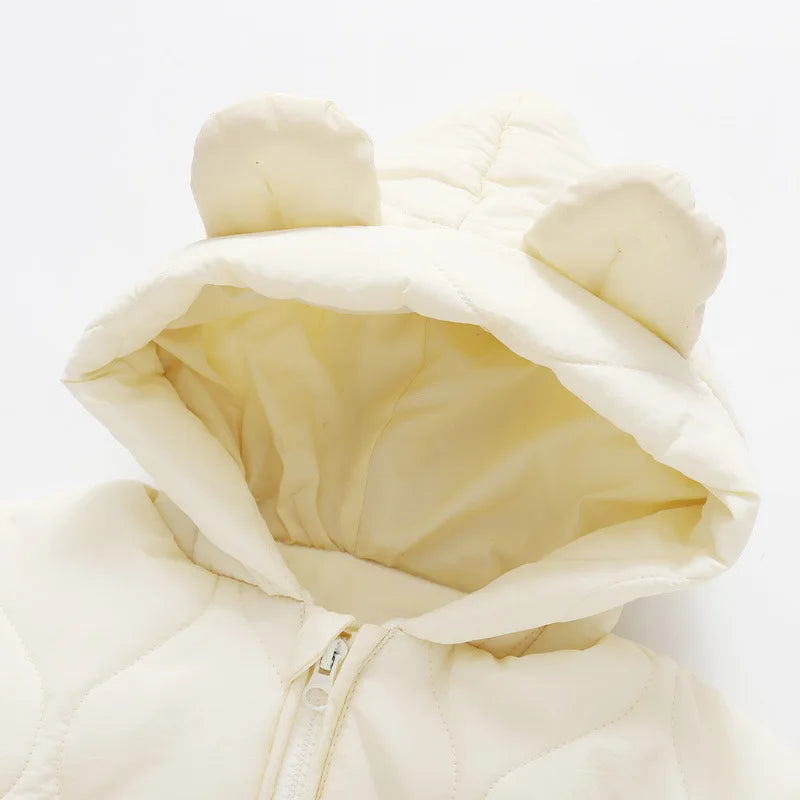 Teddy Bear Fleece Romper, product view 6