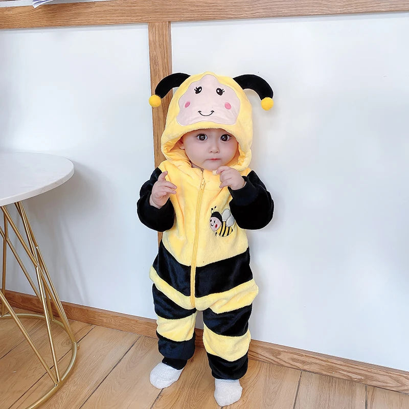 Maison Rosalie Plush Hooded Romper Costume