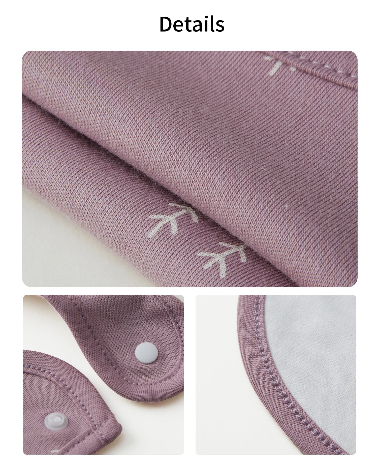 Everyday Cotton Bib Set – 3 Pack - Swans