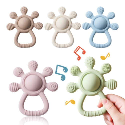 Silicone Soothing Teether Toy for Babies