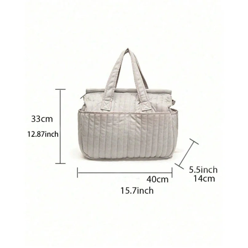 Side view of Waterproof Multi-Functional Diaper Bag