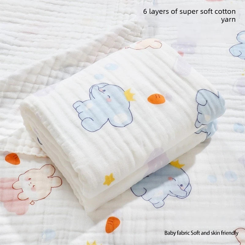 Breathable Six-Layer Muslin Blanket