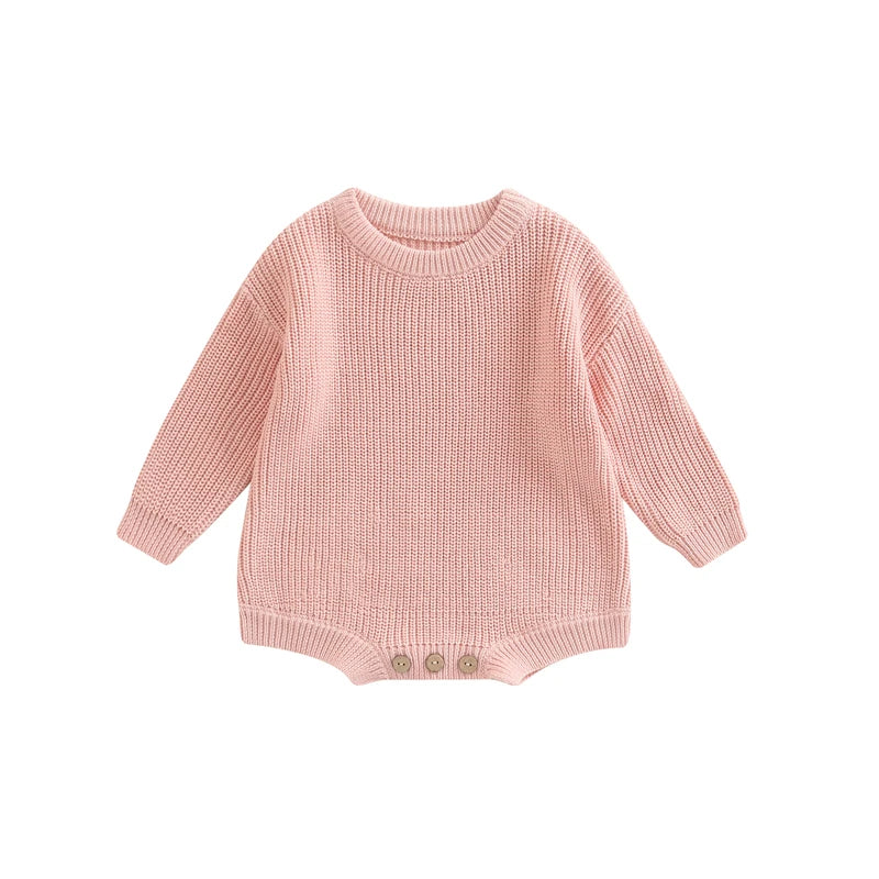 Knitted Long Sleeve Baby Romper, product view 19