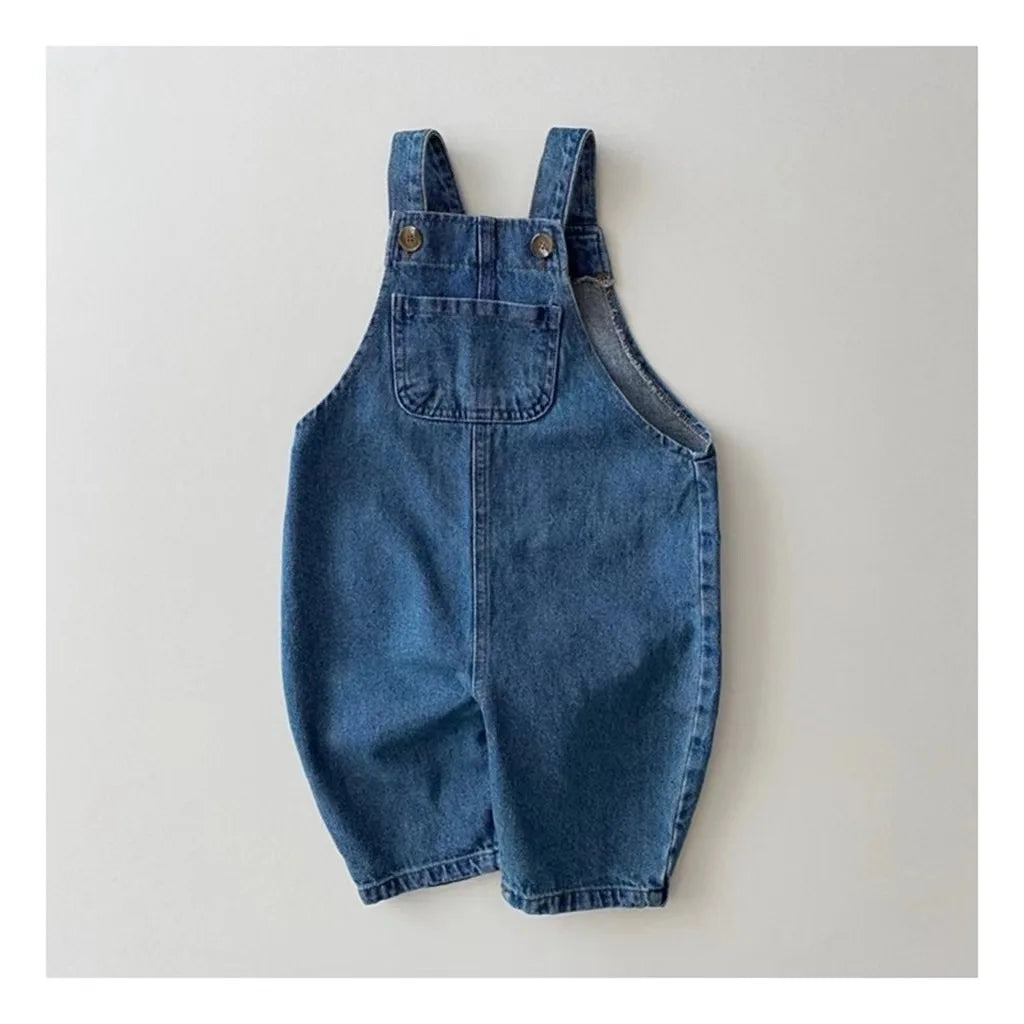 Soft Corduroy Baby Overall - Jeans