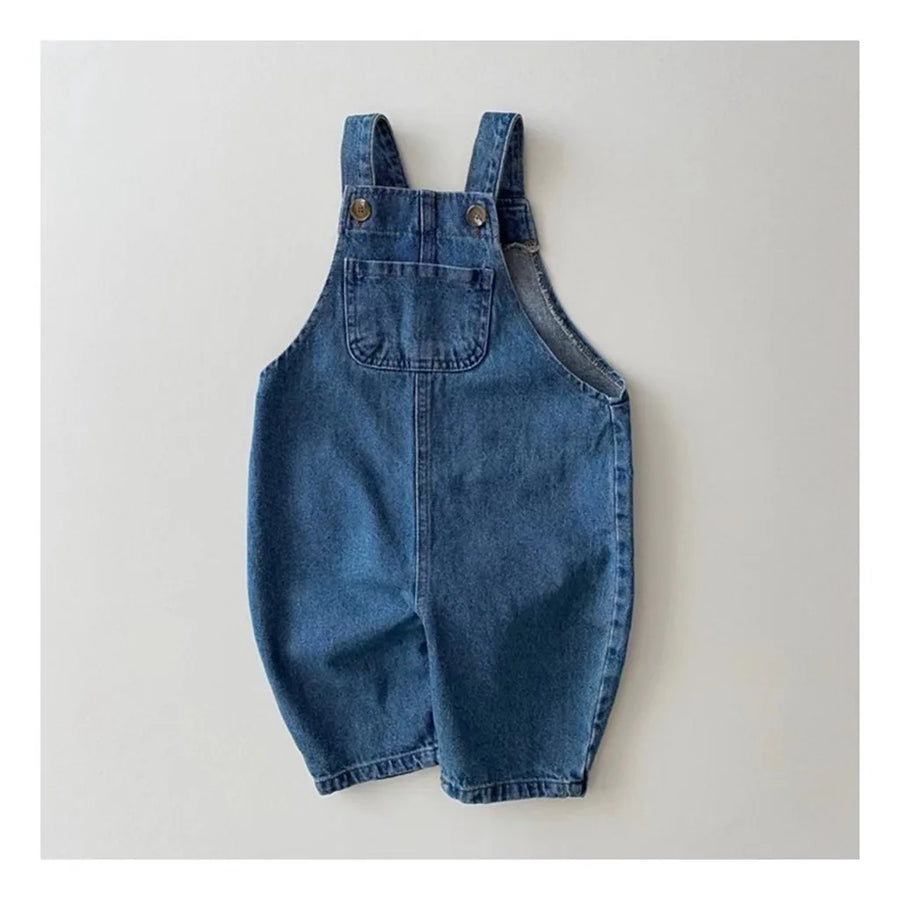 Soft Corduroy Baby Overall - Jeans, product view