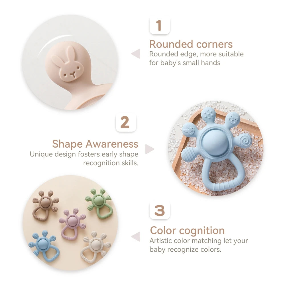Silicone Soothing Teether Toy
