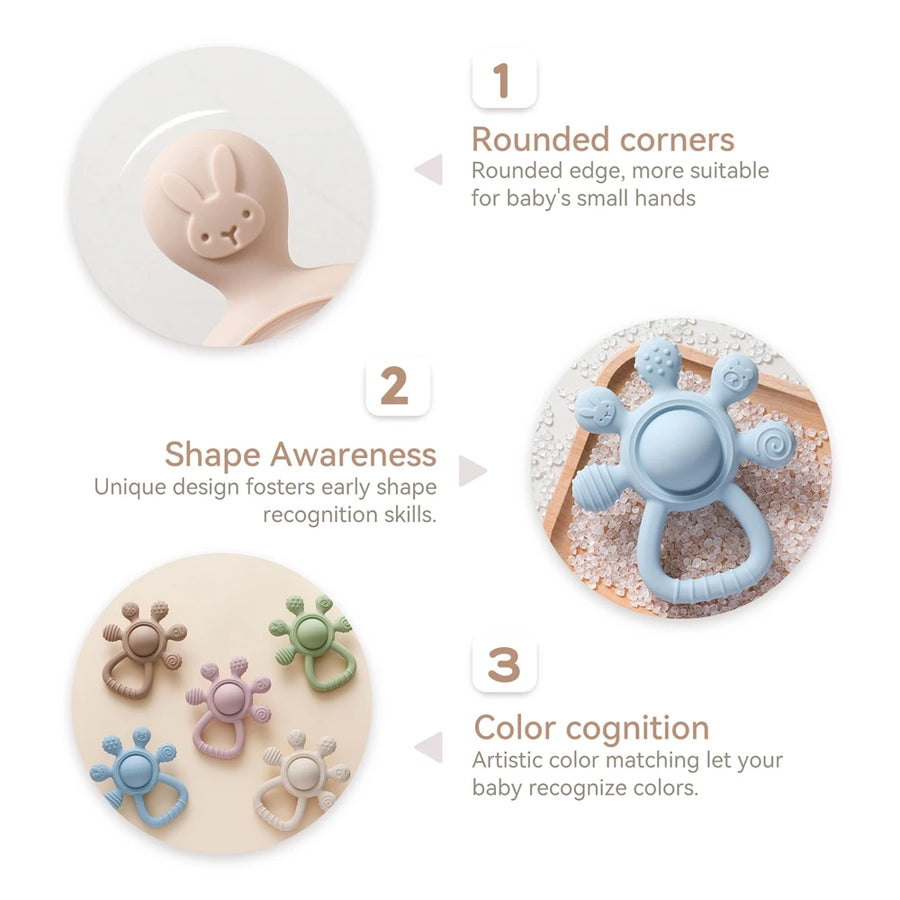 Silicone Soothing Teether Toy, product view 4