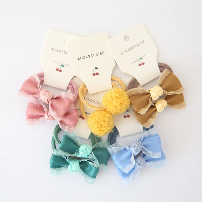 Floral Bow Hair Accessories Set, product view 7