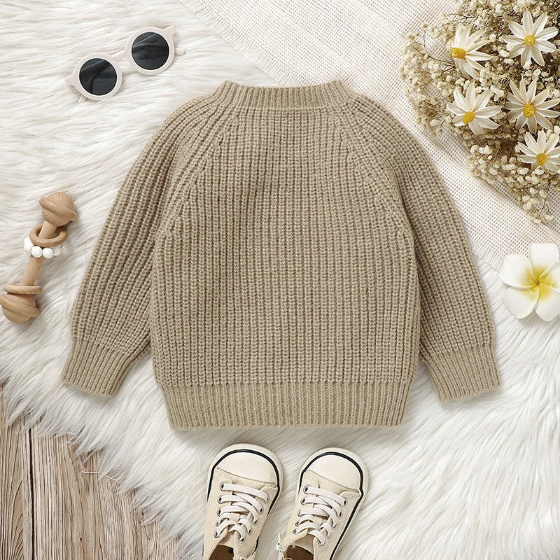 Cozy Autumn Knit Sweater for Baby and Toddler