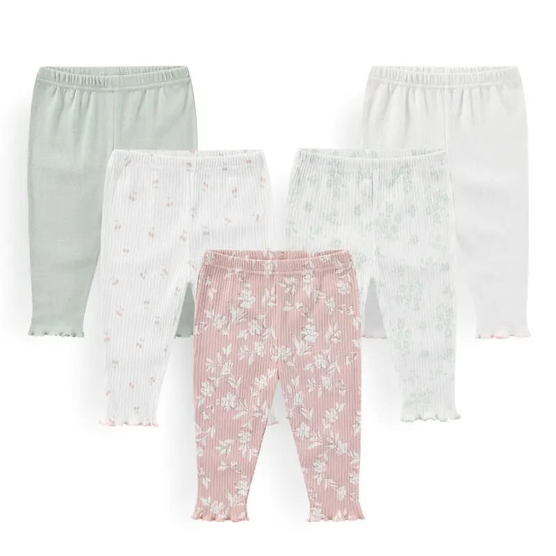 Solid Color Cotton Baby Pants
