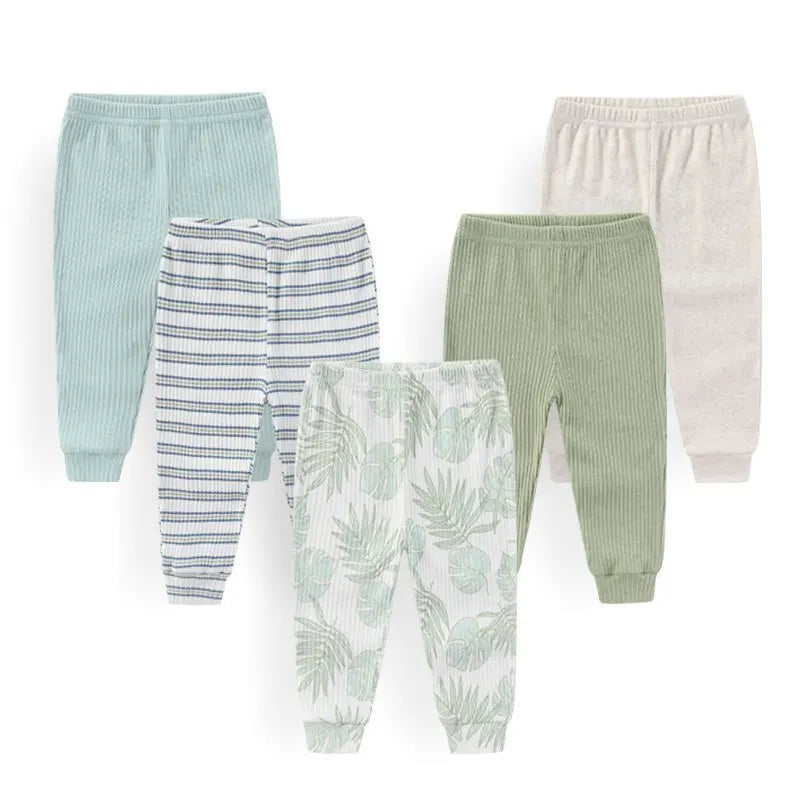 Solid Color Cotton Baby Pants