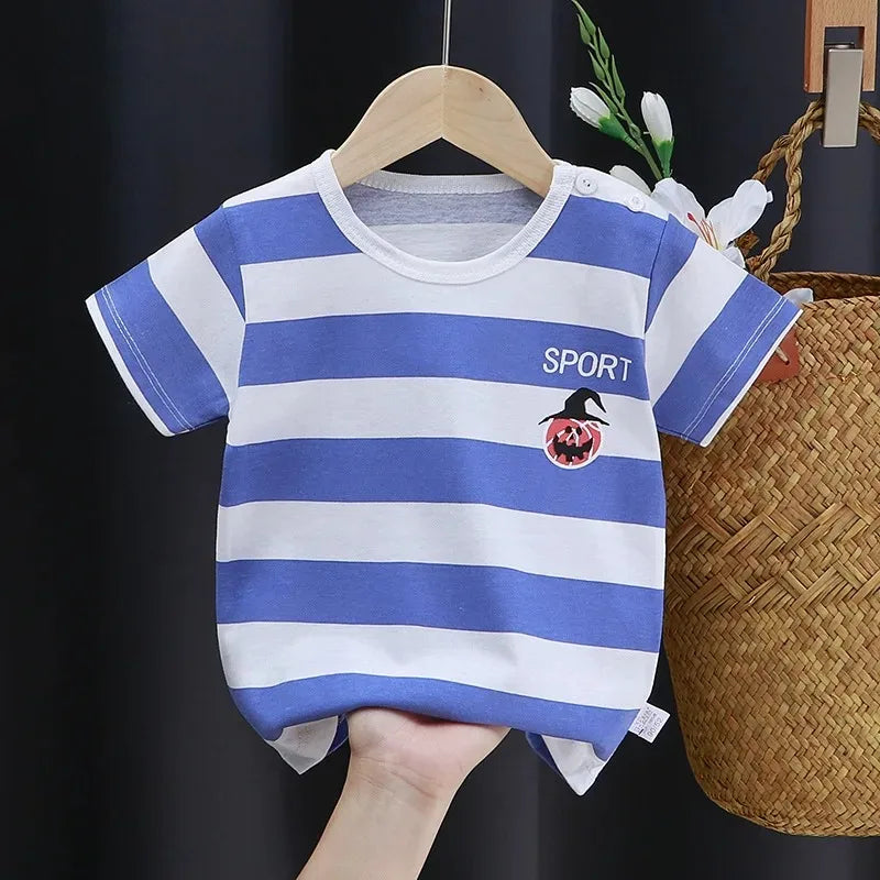 Louis Sport Stripe Cotton T-Shirt – featured product image