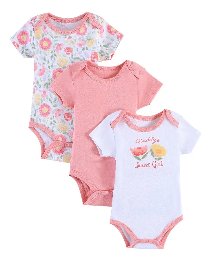 Girly Gentle Bodysuit Set (3-Pack), product view 9