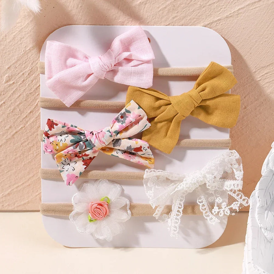 Floral Lace Bow Headband, product view 9