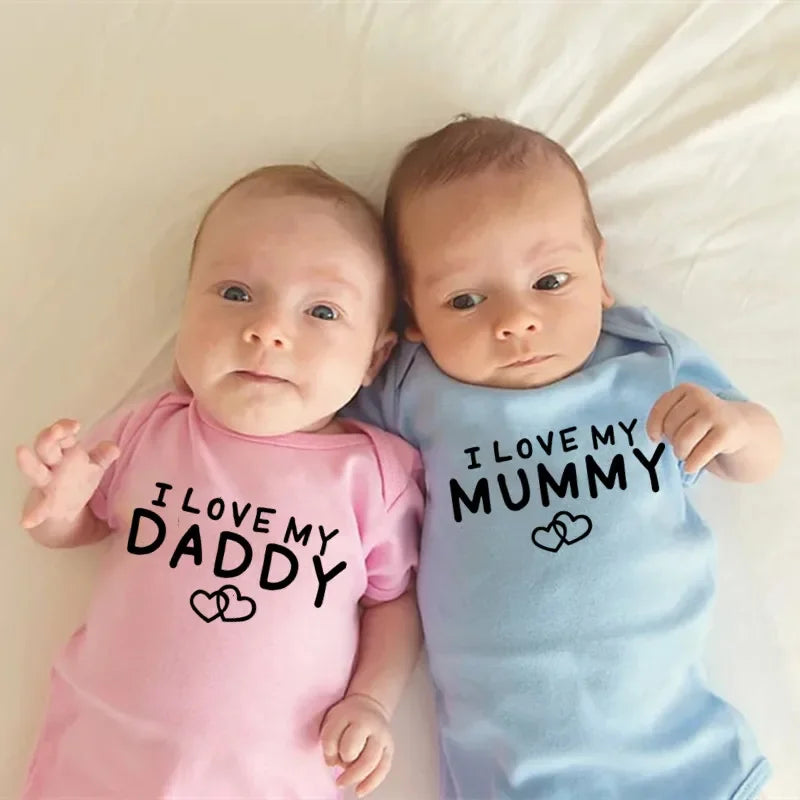 I Love Daddy & Mummy Romper, product view 3