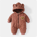 Teddy Bear Fleece Romper