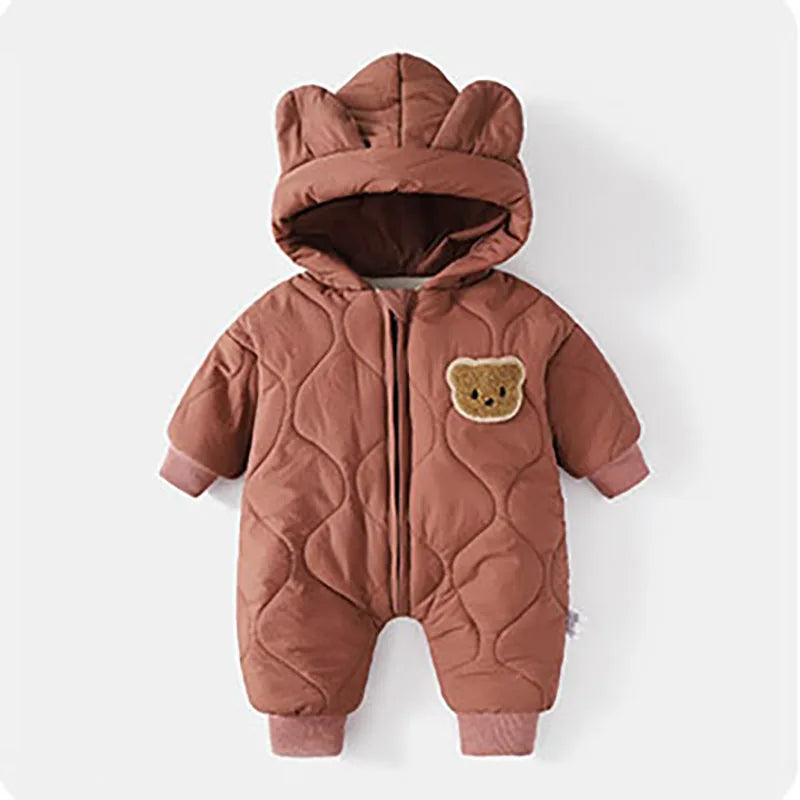 Teddy Bear Fleece Romper, product view 8