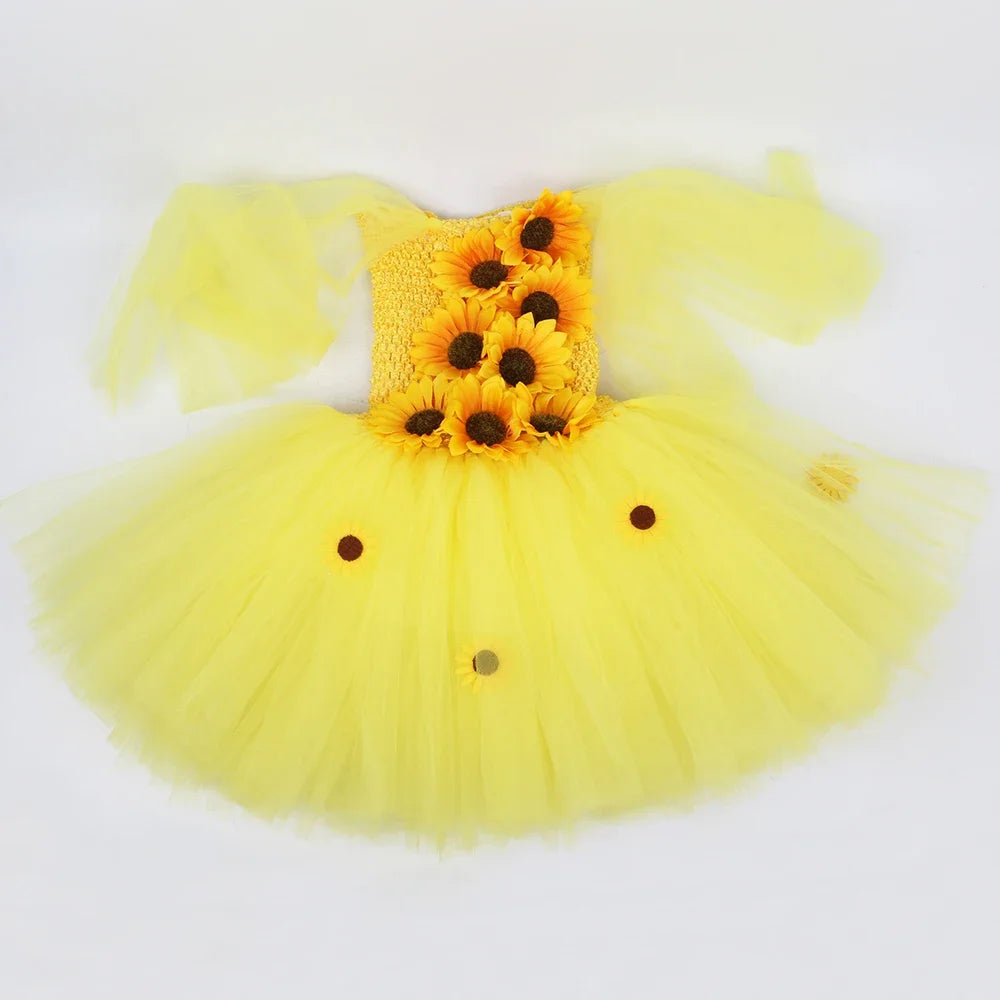 Belle Colette Forest Fairy Sunflower Dress Costume