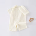 Breathable Cotton Short Sleeve Romper