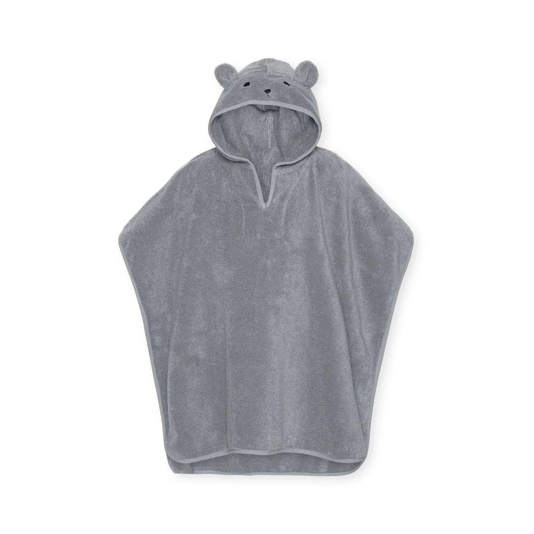 Embroidered Cotton Hooded Bathrobe Set