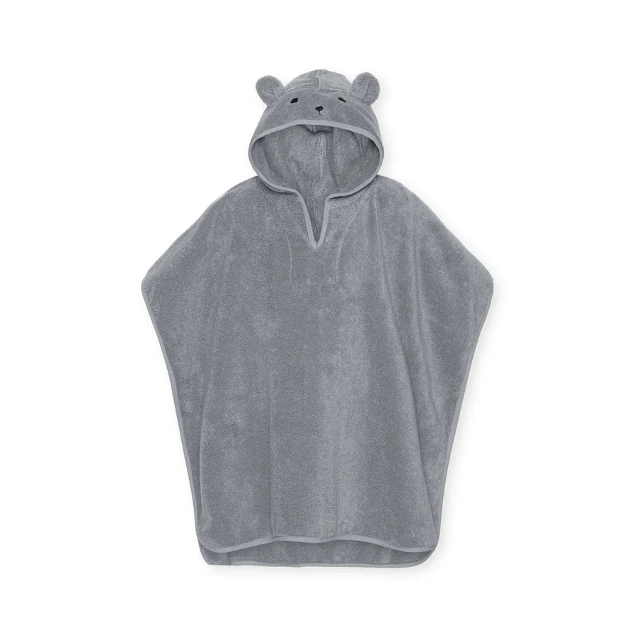 Embroidered Cotton Hooded Bathrobe Set, product view 6