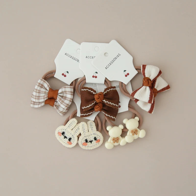 Plaid Hair Accessories Set