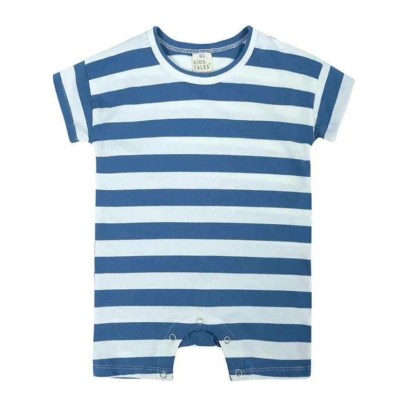 Solid Cotton Baby Romper