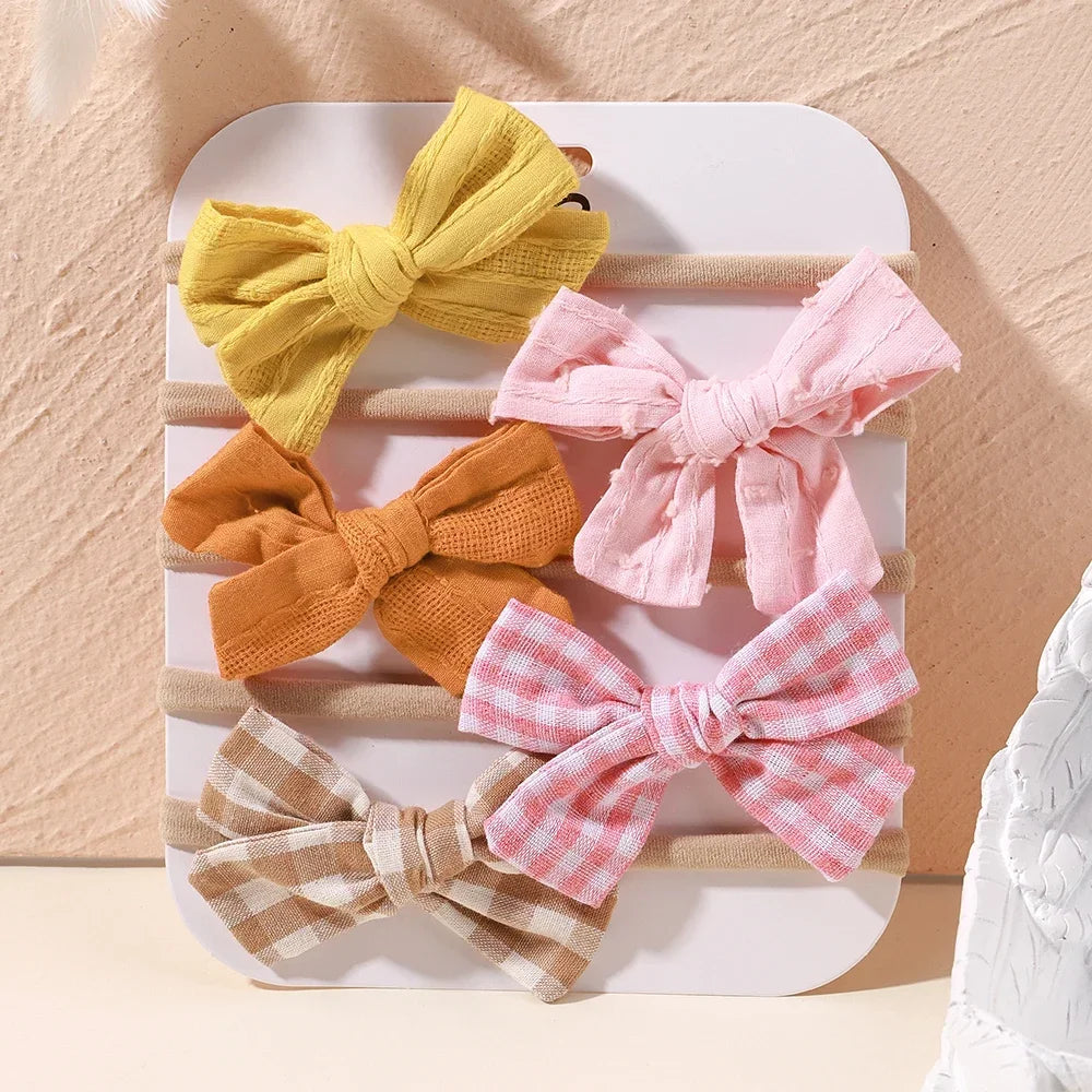 Floral Lace Bow Headband