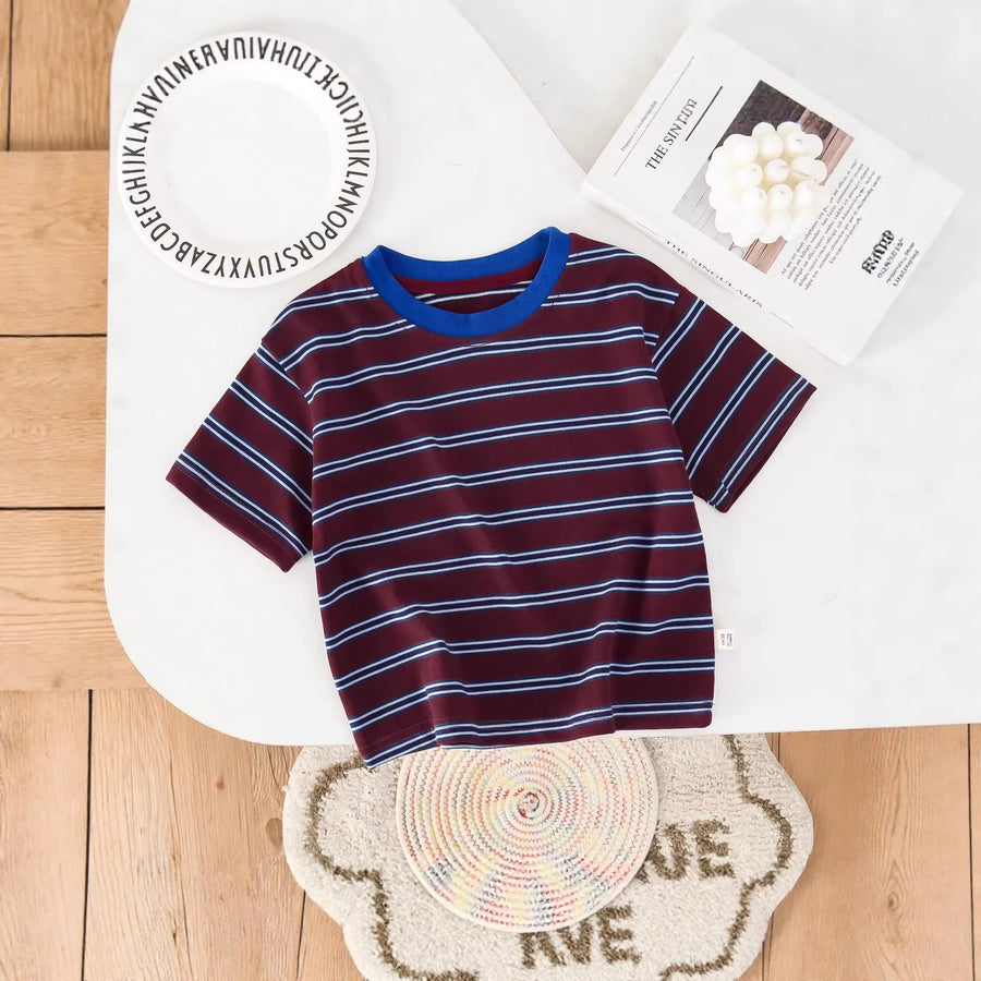 Lucien Summer Stripe Tee, detail 3