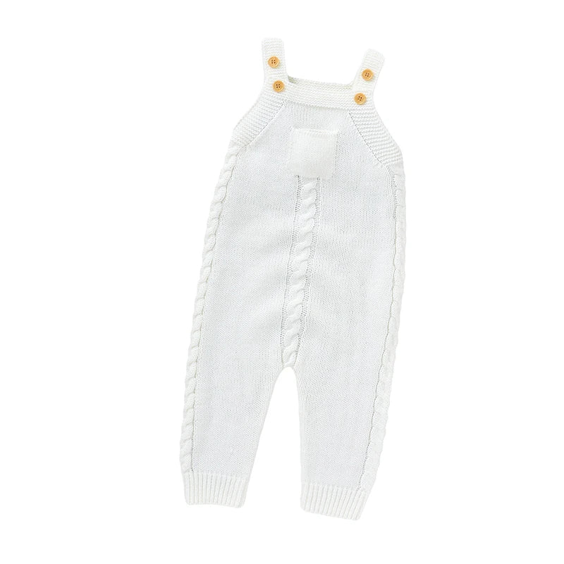 Hearthside Cable Knit Overall Romper