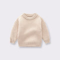 Soft Knit Cotton Sweater - Cream