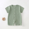 Lou Textured Summer Romper - Sage