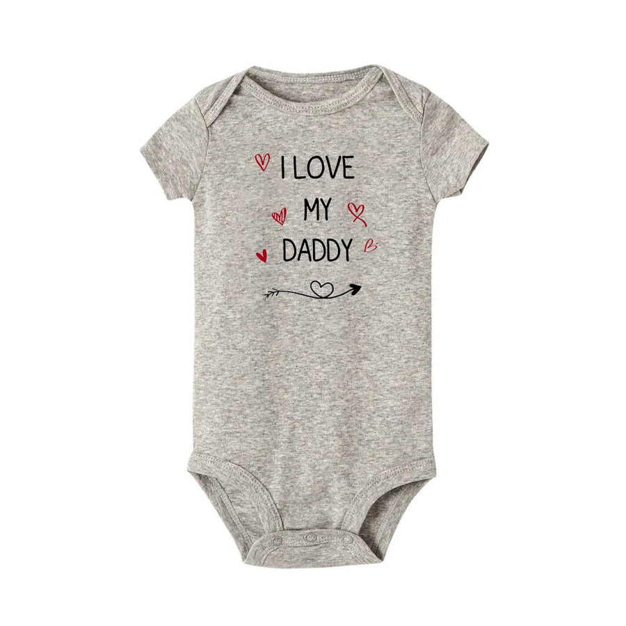 Back view of I Love My Daddy Romper
