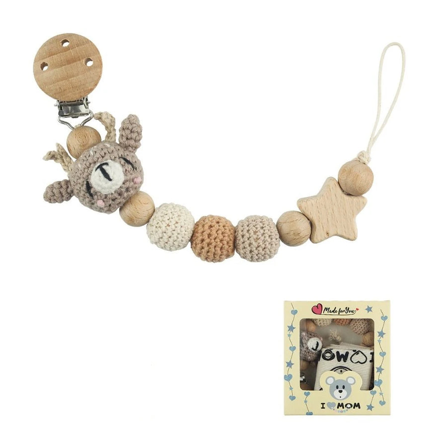 Crochet Animal Pacifier Clip, product view 11