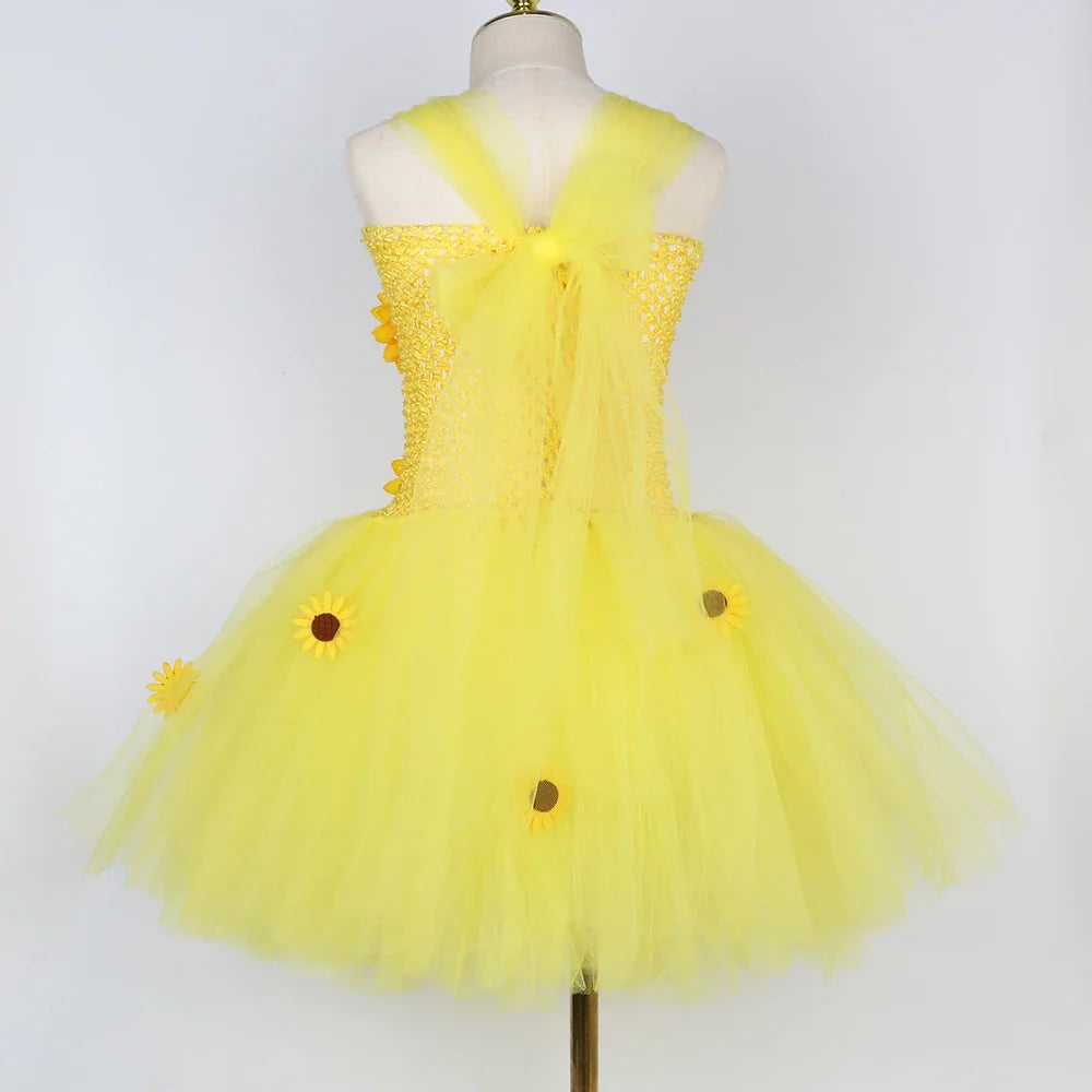 Belle Colette Forest Fairy Sunflower Dress Costume
